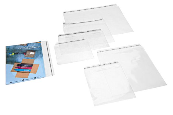 PackVision | Kunststof enveloppen CPP transparant kopen? | koropackvision.nl Promotionele functionele verpakkingen