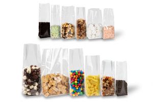 Blokbodemzakjes transparant