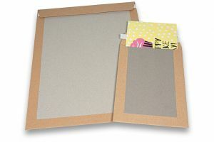 Bordrug enveloppen bruin