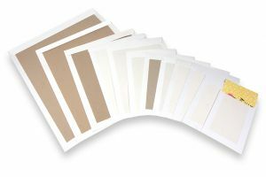Bordrug enveloppen wit