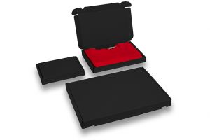 Brievenbusdozen zwart bovenklep