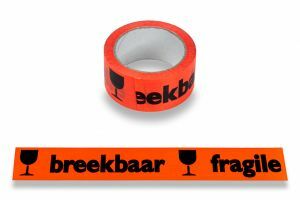 Tape acryl oranje breekbaar