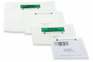 Paklijst enveloppen papier