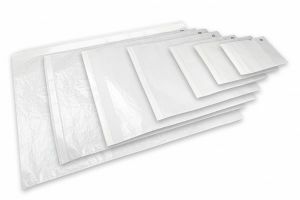 Pergamijnzakken wit met plakstrip